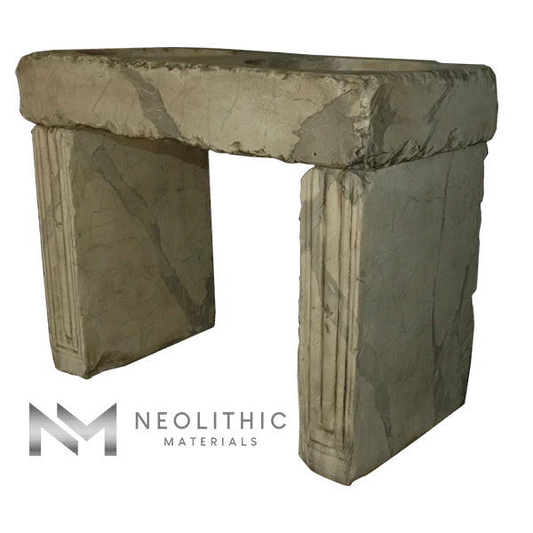 Antique Calcutta Marble Double Sink - Image 3